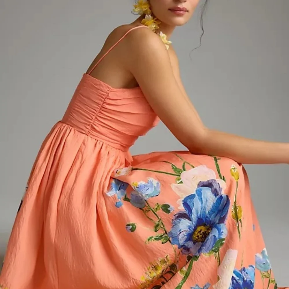 NWT Anthropologie Midi Dress Large_12